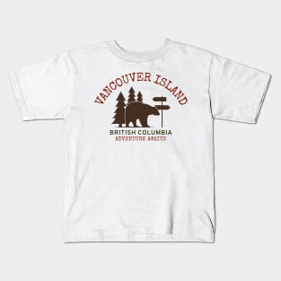 Vancouver Island,  British Columbia Kids T-Shirt